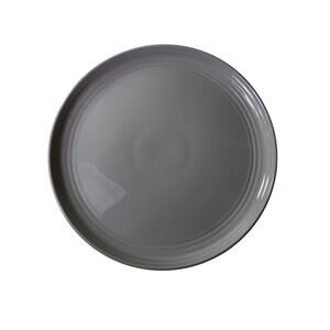 Set of 3 - 10 STRAWBERRY STREET Gray Double Line Rimmed 10.25" Dinner Plates